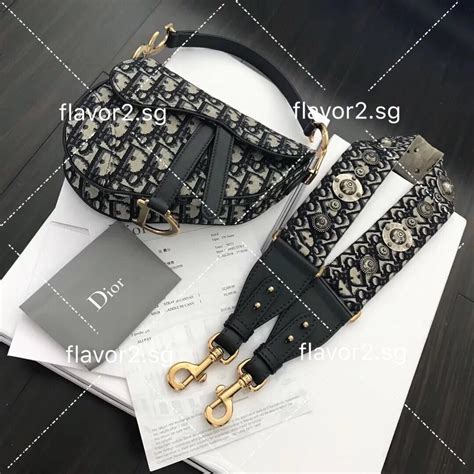 black dior saddle bag with strap|authentic christian dior saddle bag.